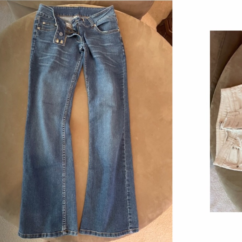 Tease super low rise stretchy flare jeans size 8 AU (us 0-2) - Picture 4 of 7